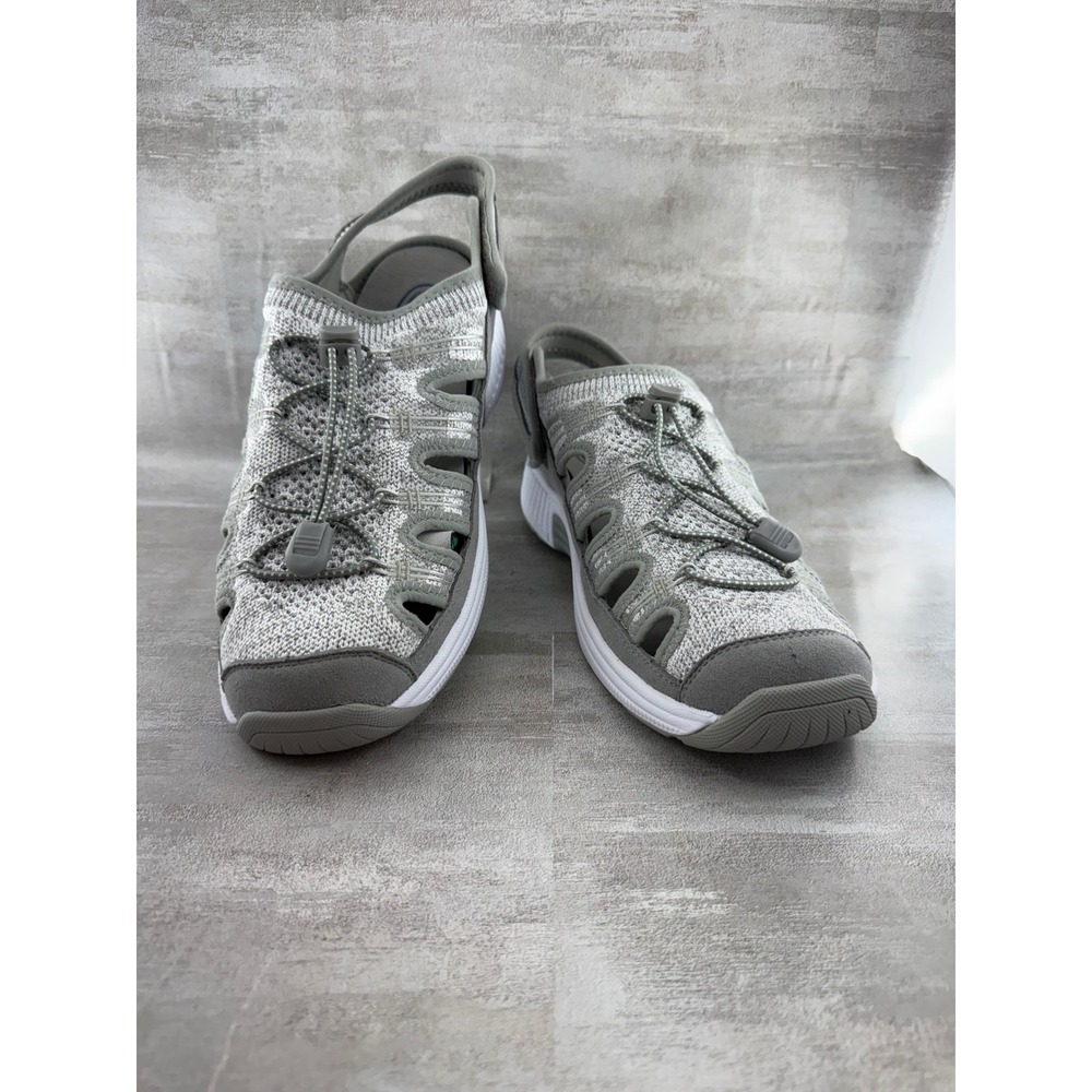 Orthofeet 807 Laguna Gray Knit Fisherman Athletic Sandals Womens 11.5 B Medium